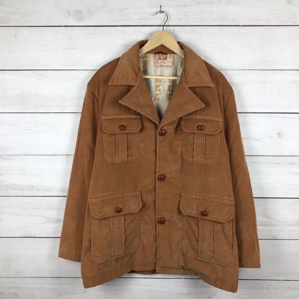 Vintage 1970s English Squire Sz 44 Corduroy Jacket